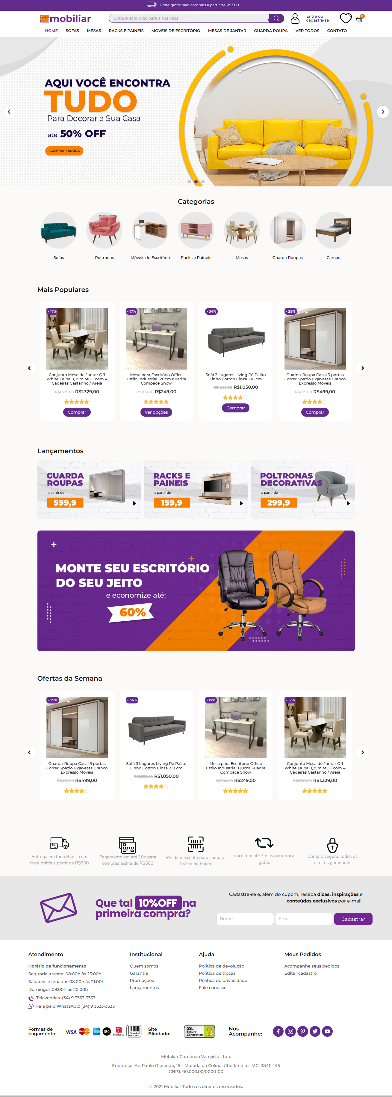 Loja Varejo de Móveis