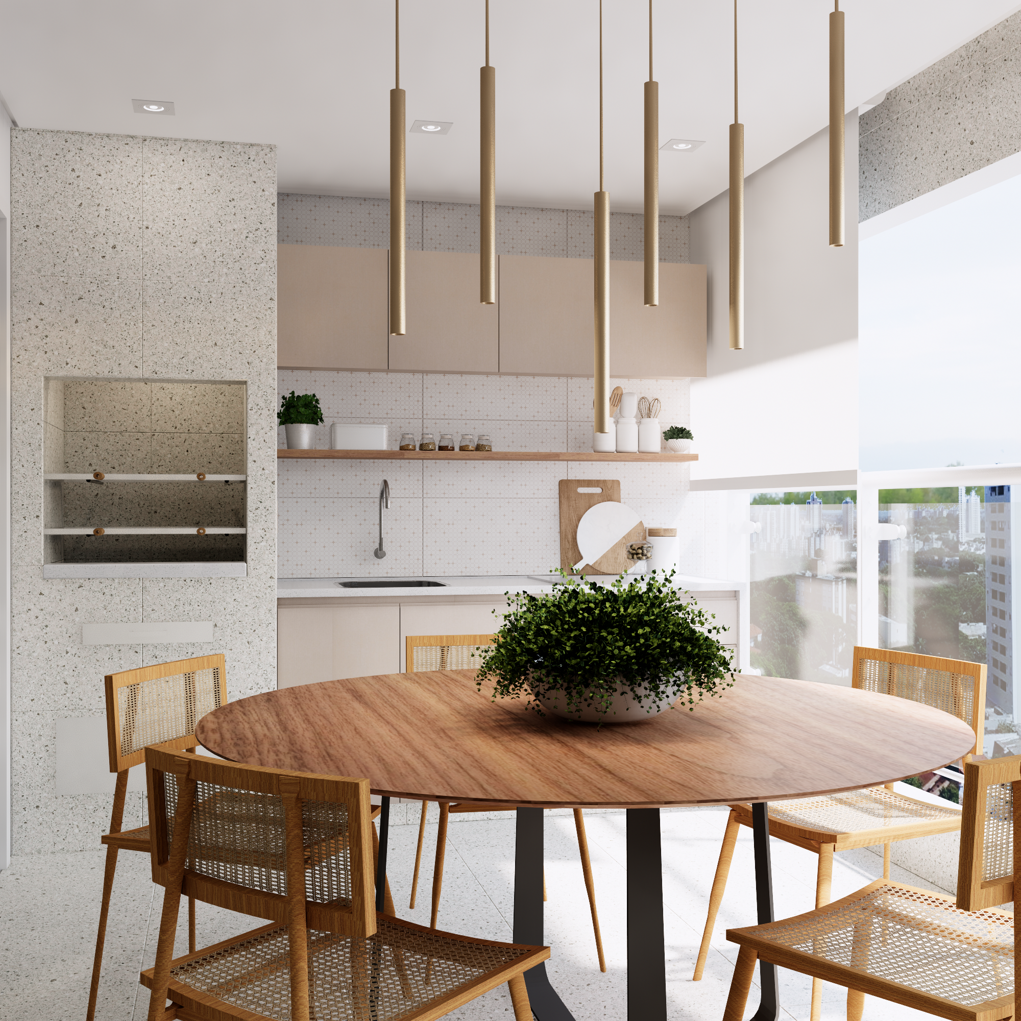 Modelagem e Render - Varanda