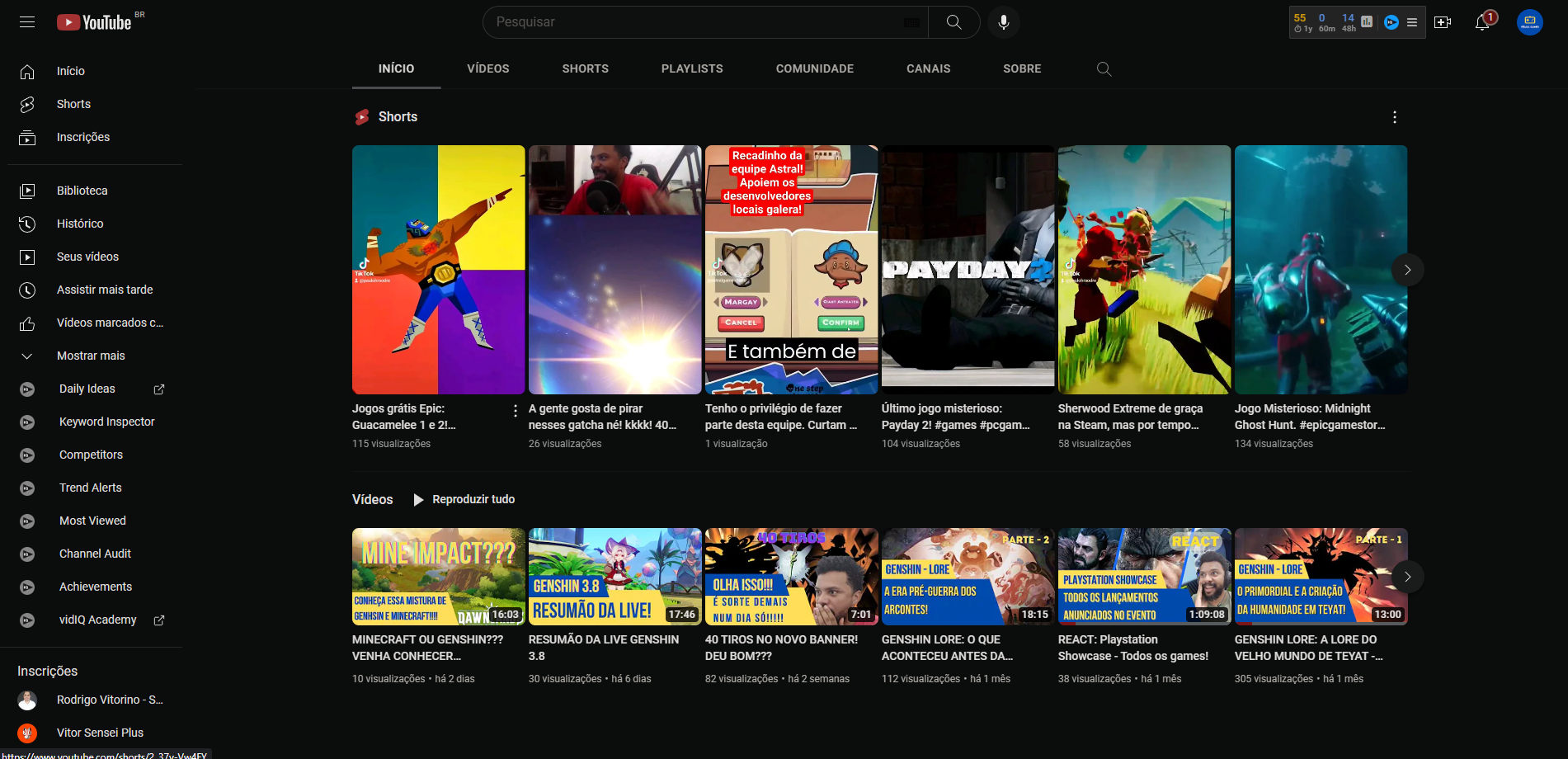 Meu canal: Pêagá Games