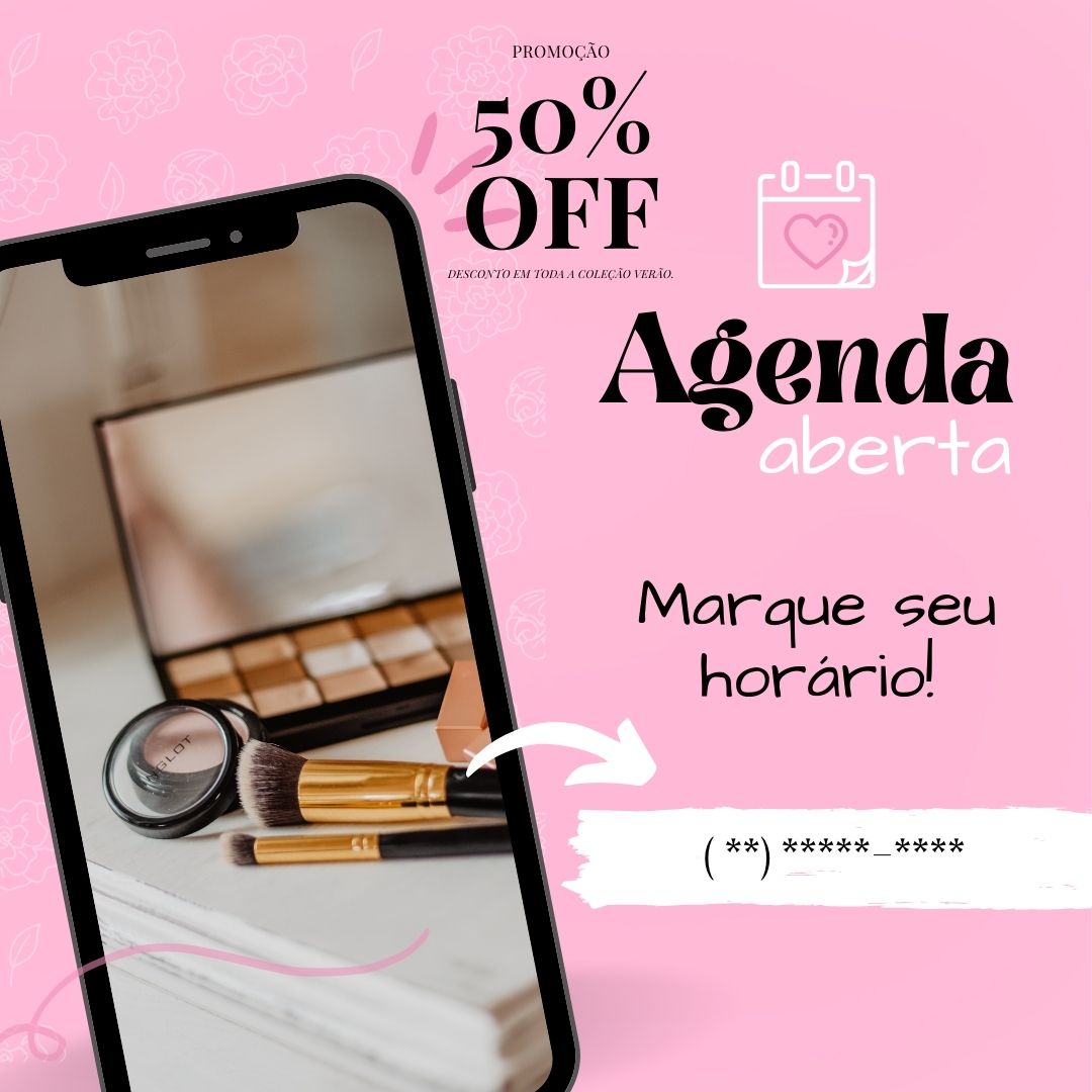 BANNER para beleza feminina