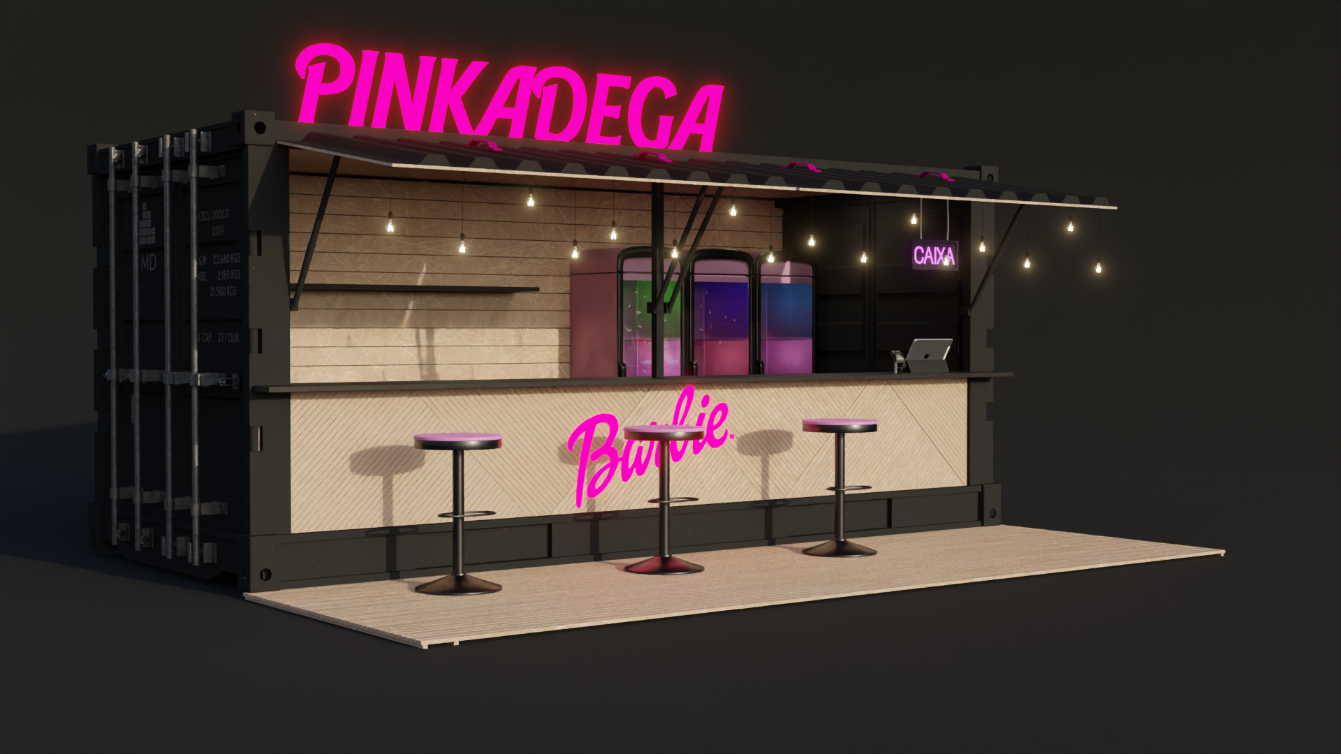 Projeto adega -Barbie