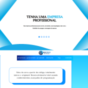Site da minha empresa criado por mim