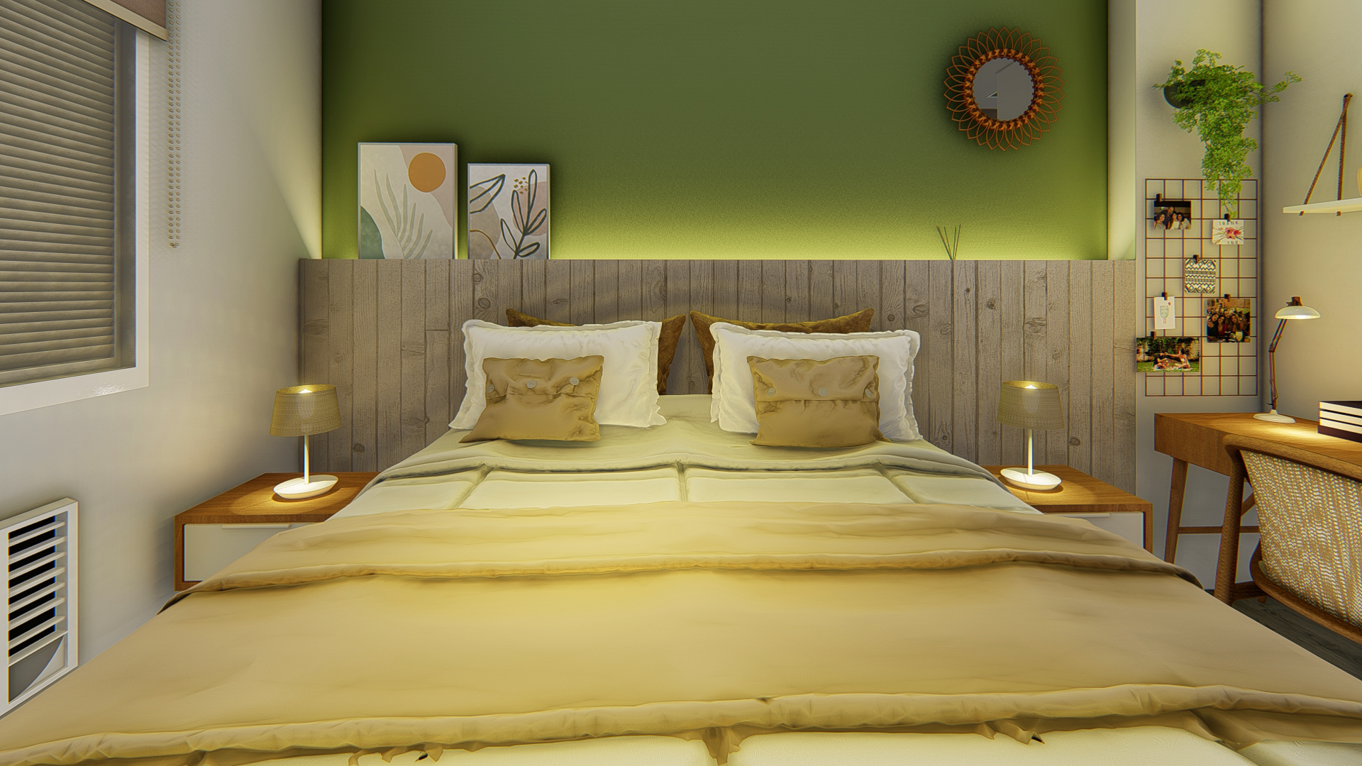 RENDER REALISTA - DORMITÓRIO NATÁLIA