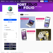 Perfil no Behance