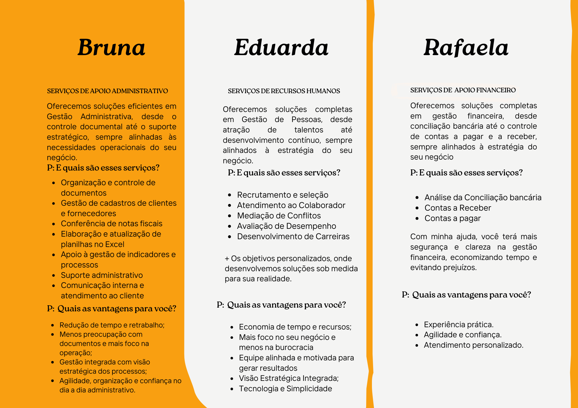 O que oferecemos?