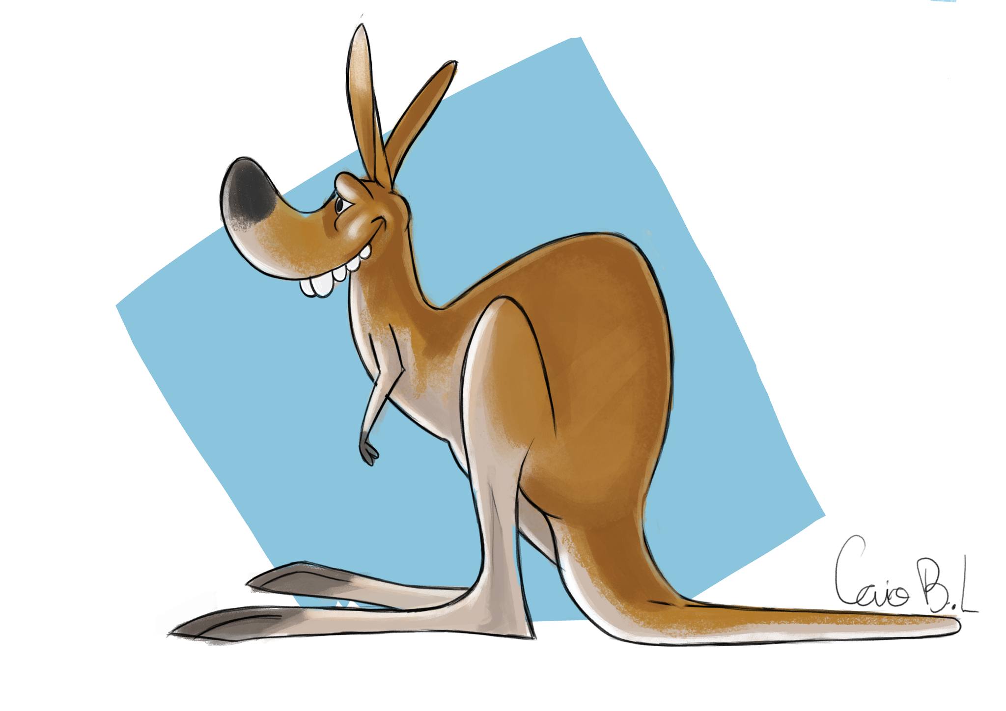 Personagem Canguru