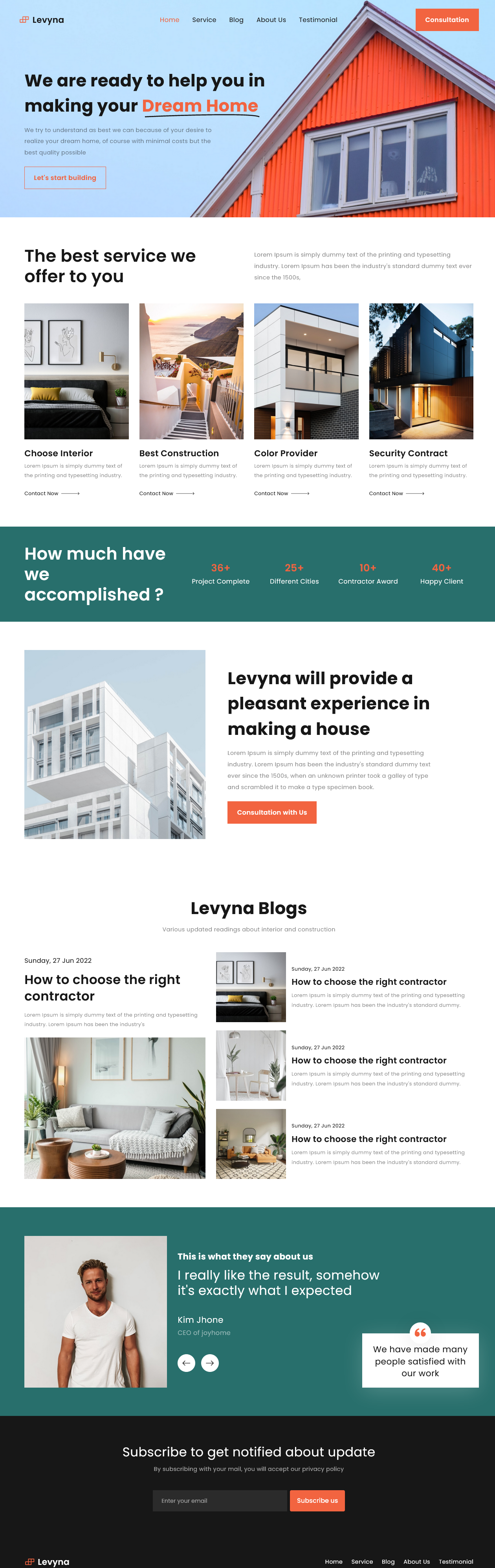 Levyna - website