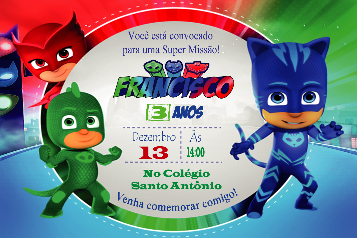 Convite Aniversario Infantil