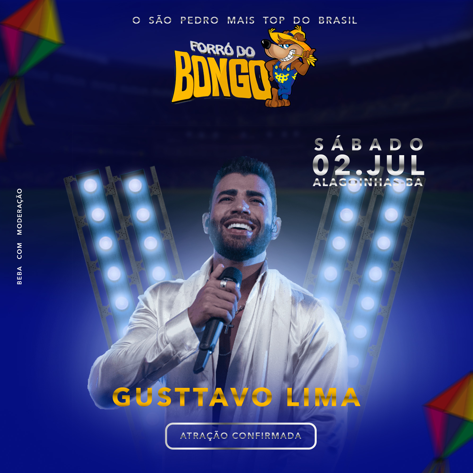 Flyer's Forró do Bongo