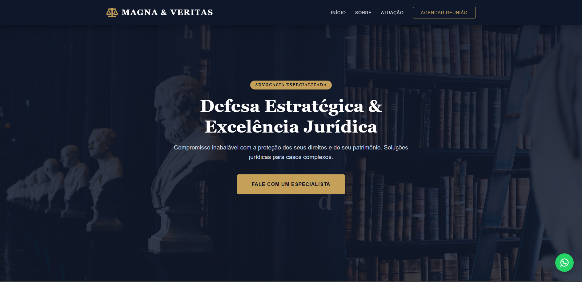 Site para escritório de advocacia
