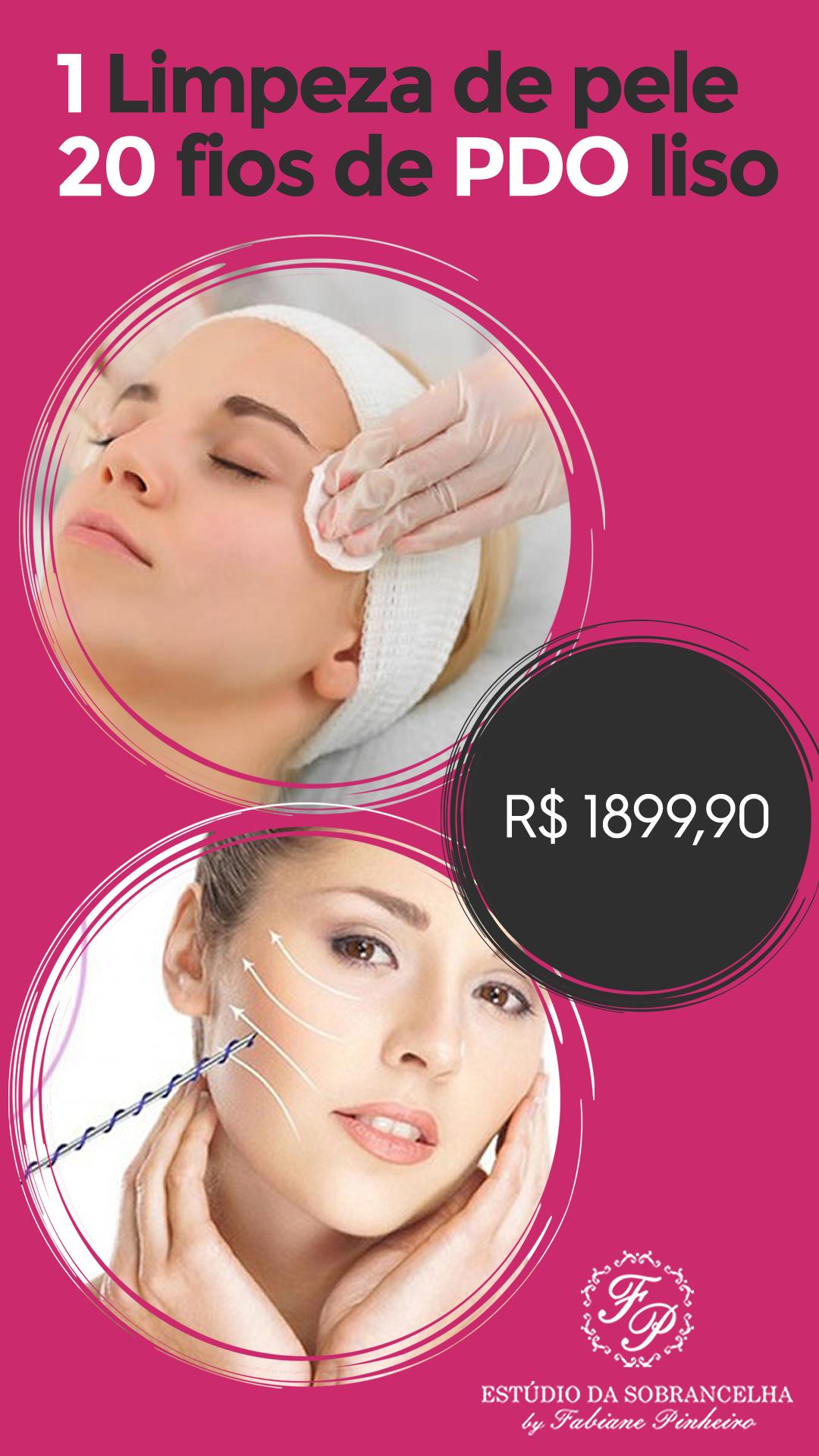 Social Media Estética - Estúdio da Sombracelha