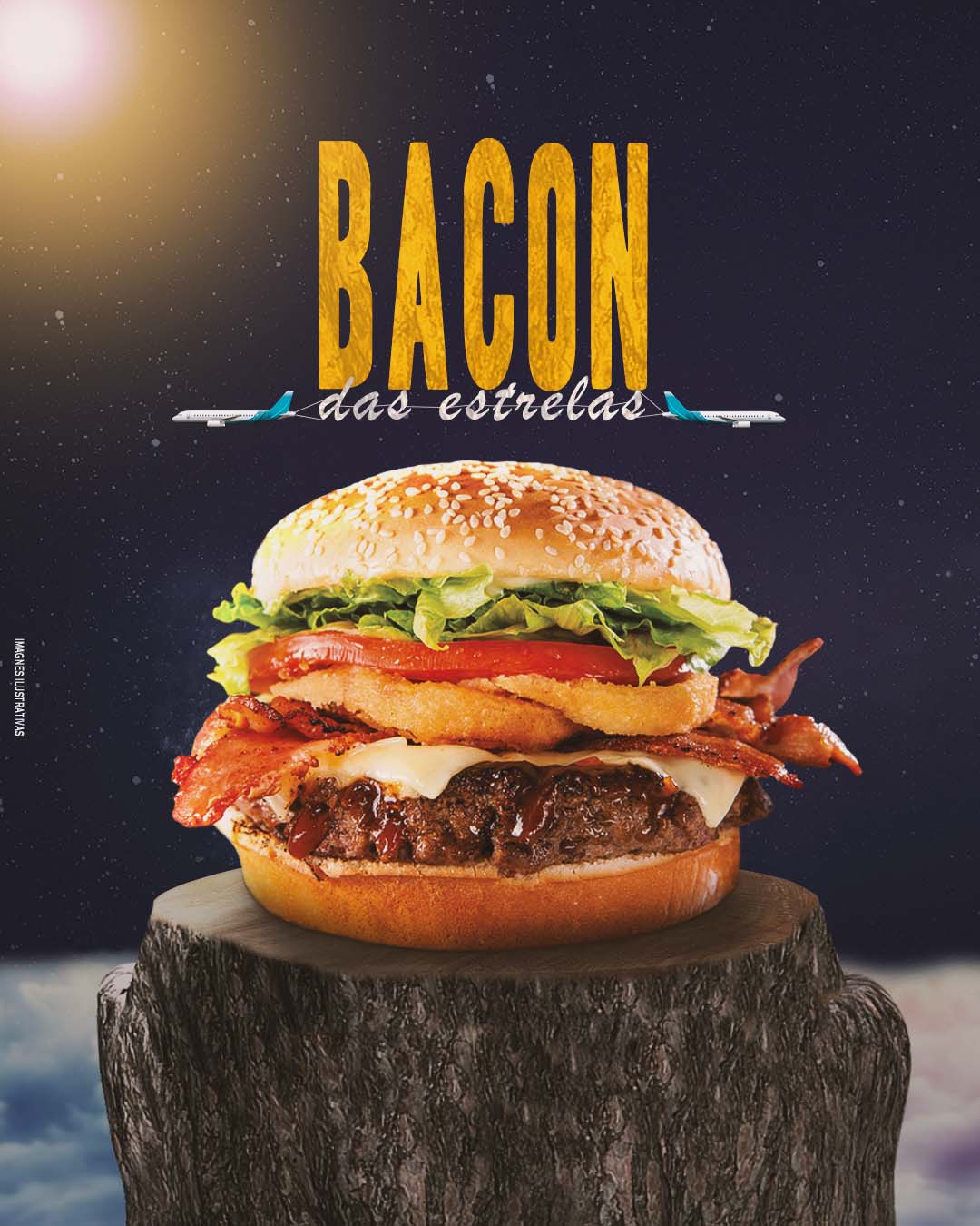 Flyer de hamburguer