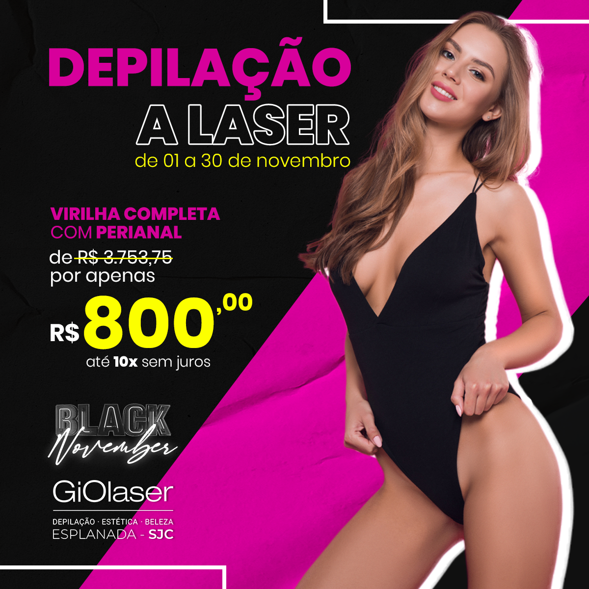 Social Media BeePRO - Cliente: GioLaser