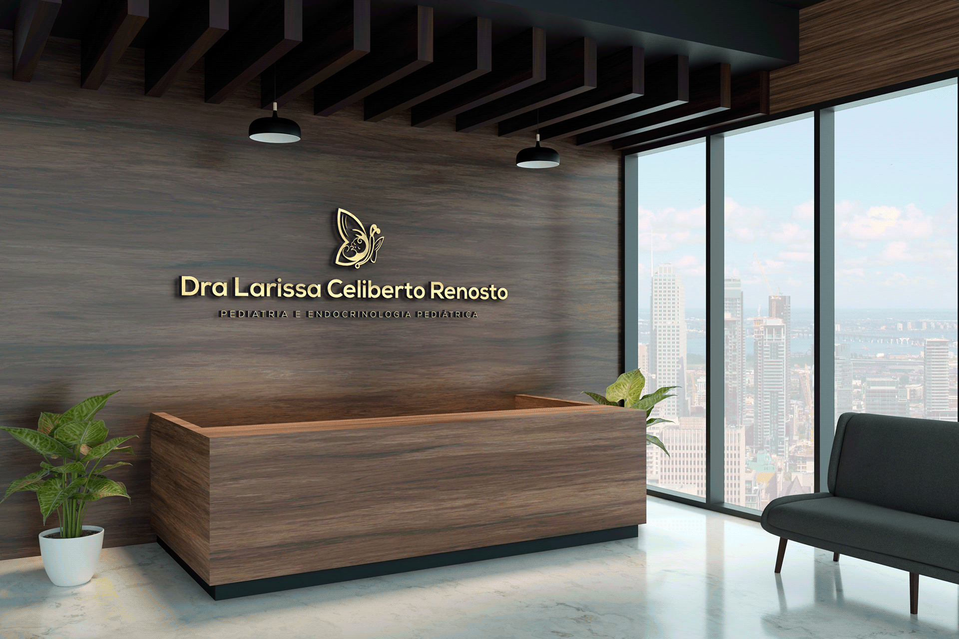 Drª Larissa Celiberto Pediatria - Logo