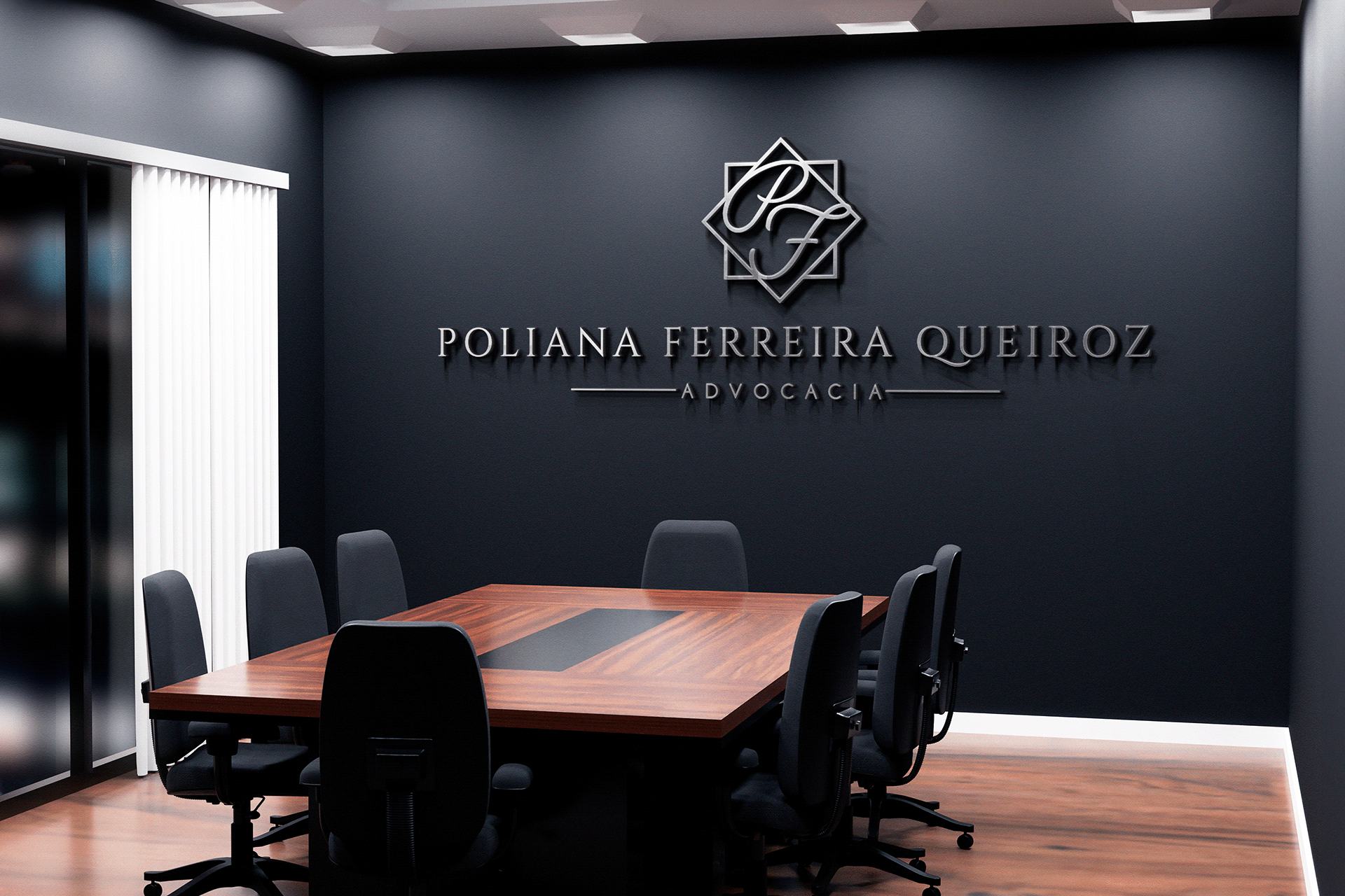 Poliana Ferreira  Advocacia - Logo