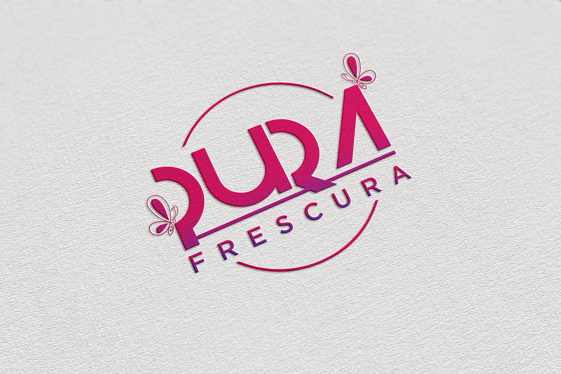 Pura Frescura - Desenvolvimento de logo