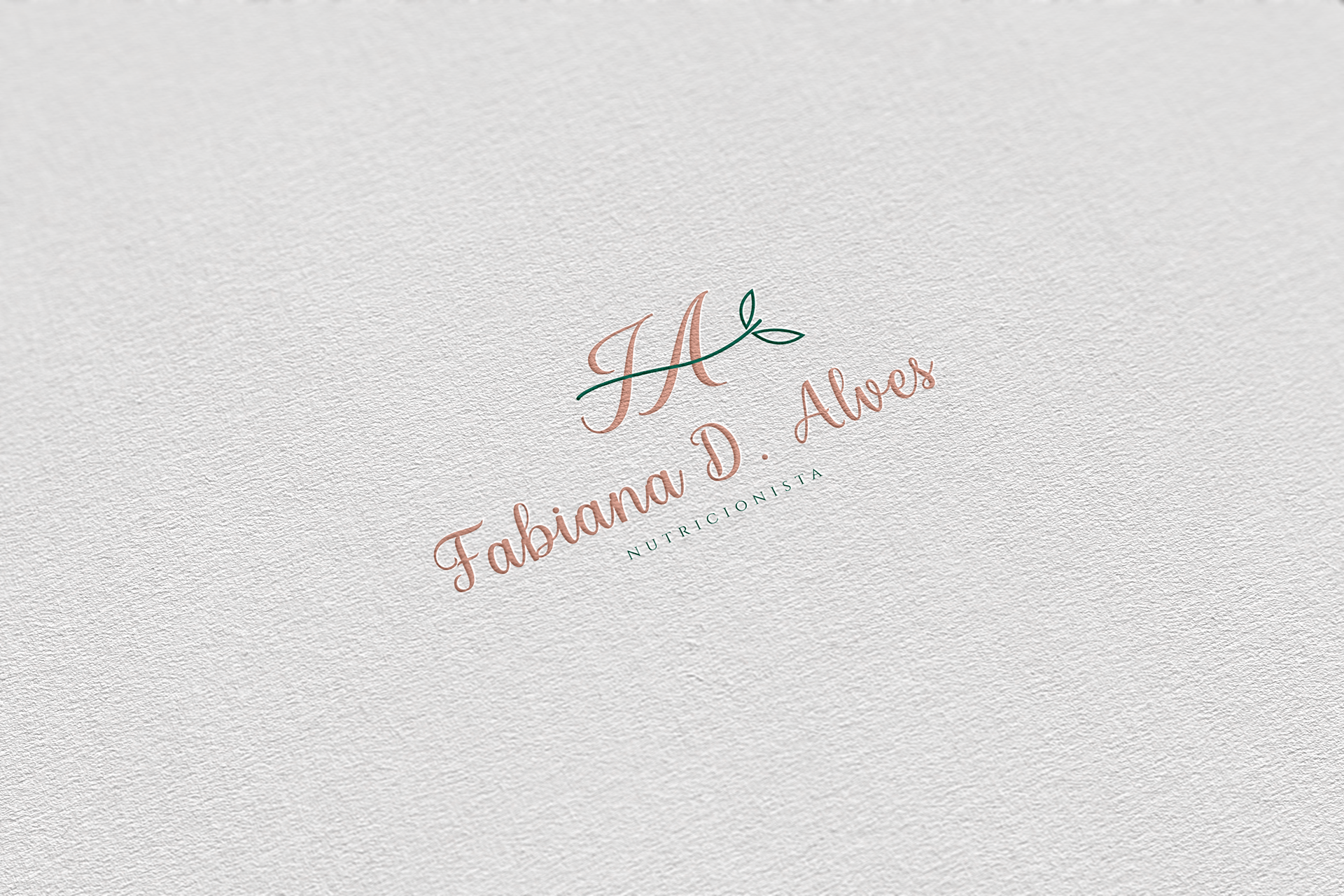 Fabiana D. Alves Nutricionista - Logo