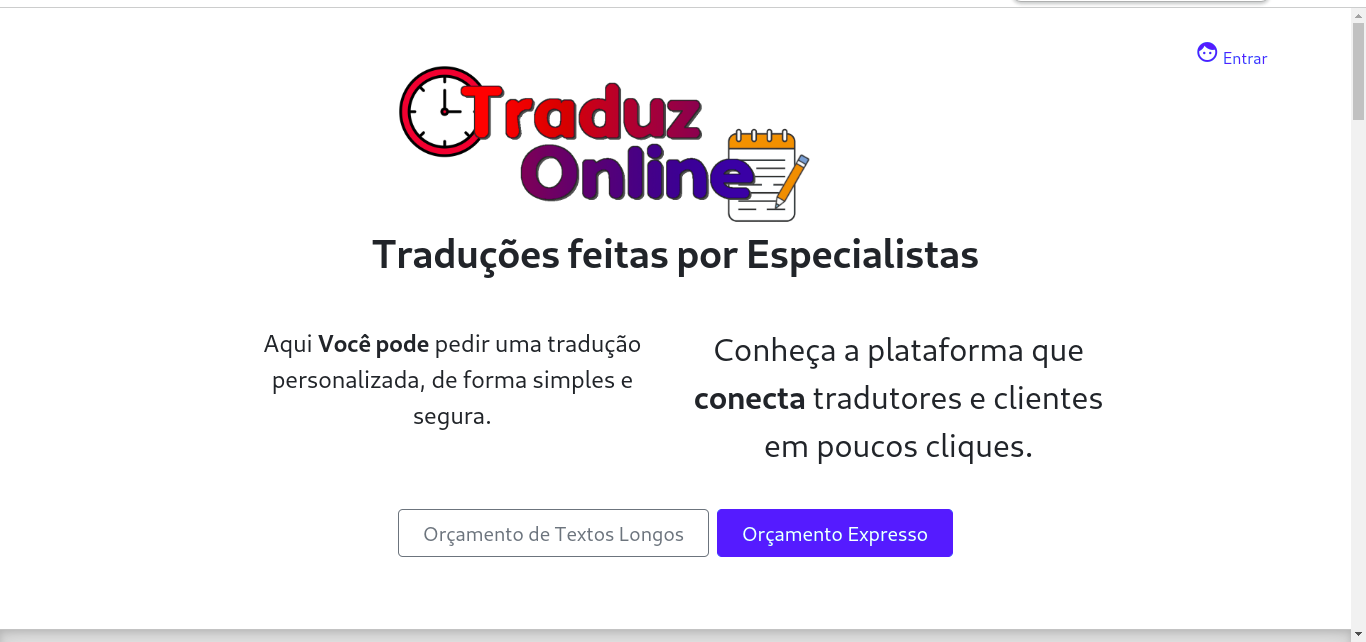 Sistema para Tradutores