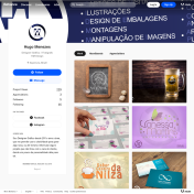 Meu perfil no Behance