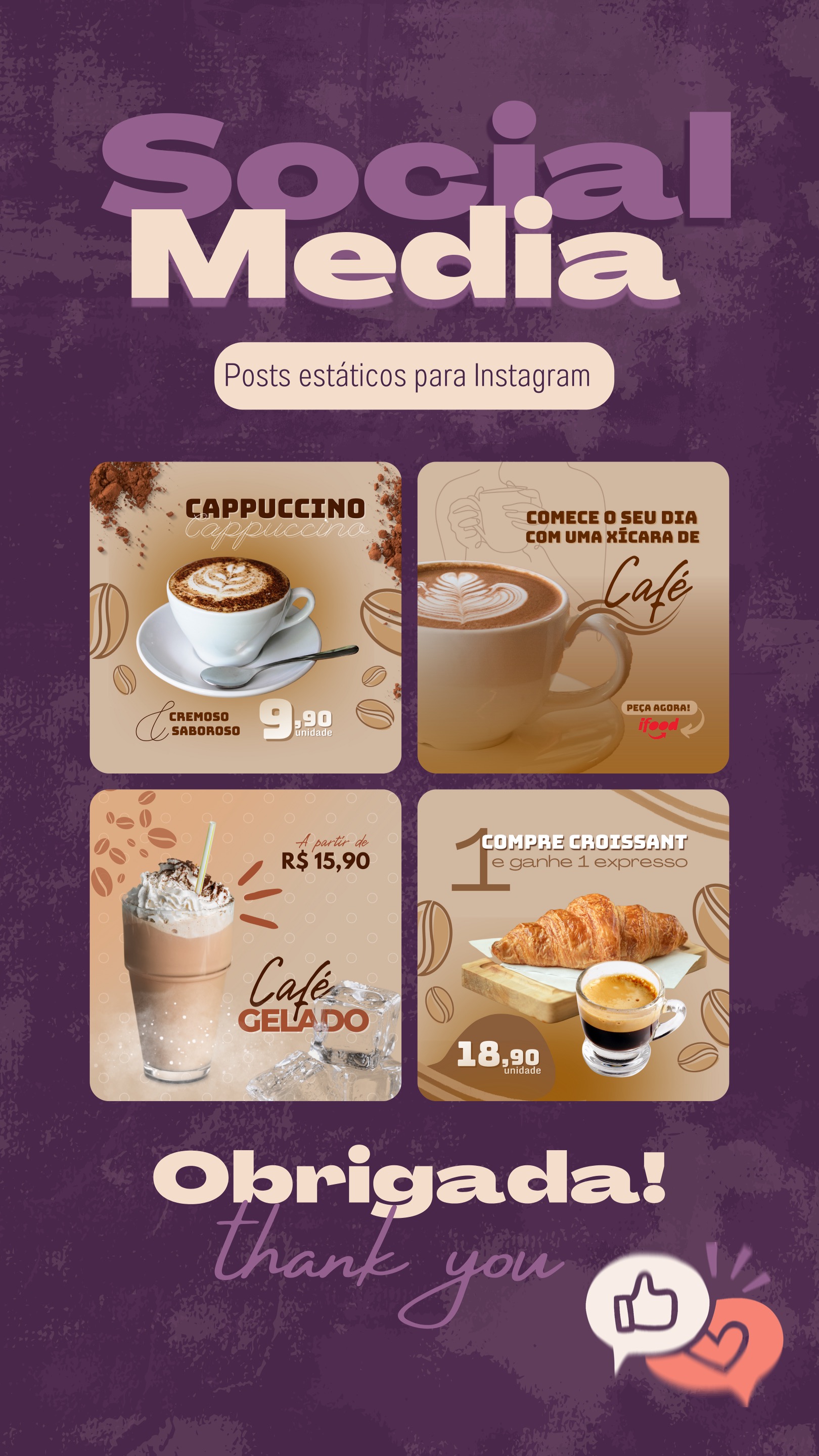 Posts estáticos para Instagram