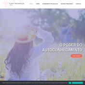 Site institucional Onepage Psicóloga Flávia Vasconcelos