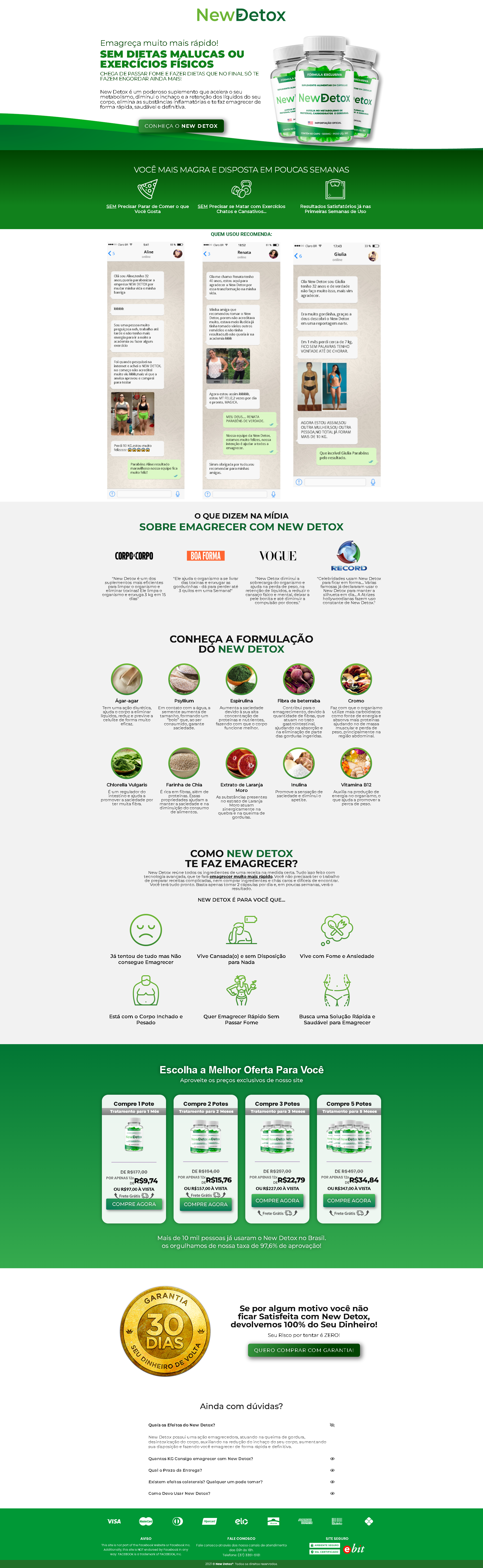 Página de vendas produto de encapsulados-cliente