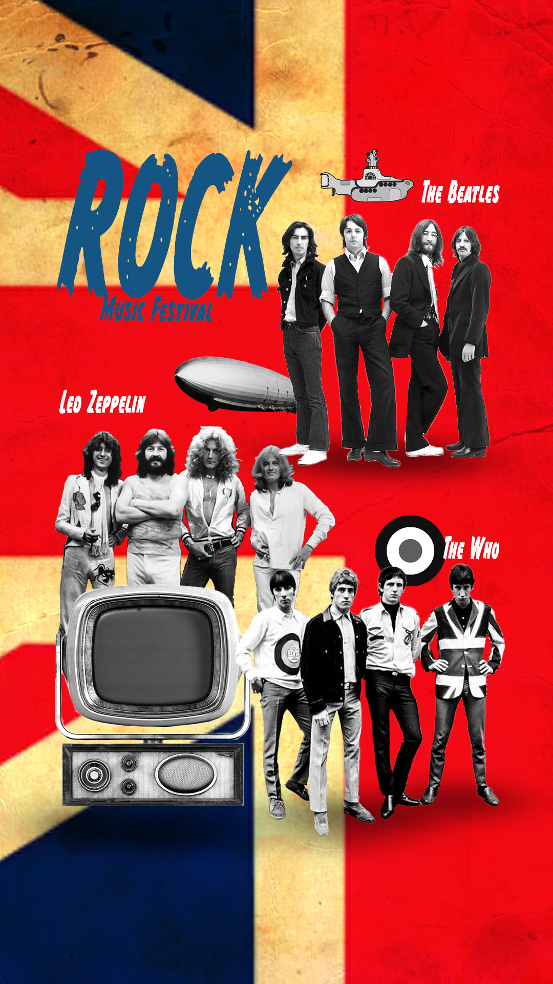 Flyer para evento musical