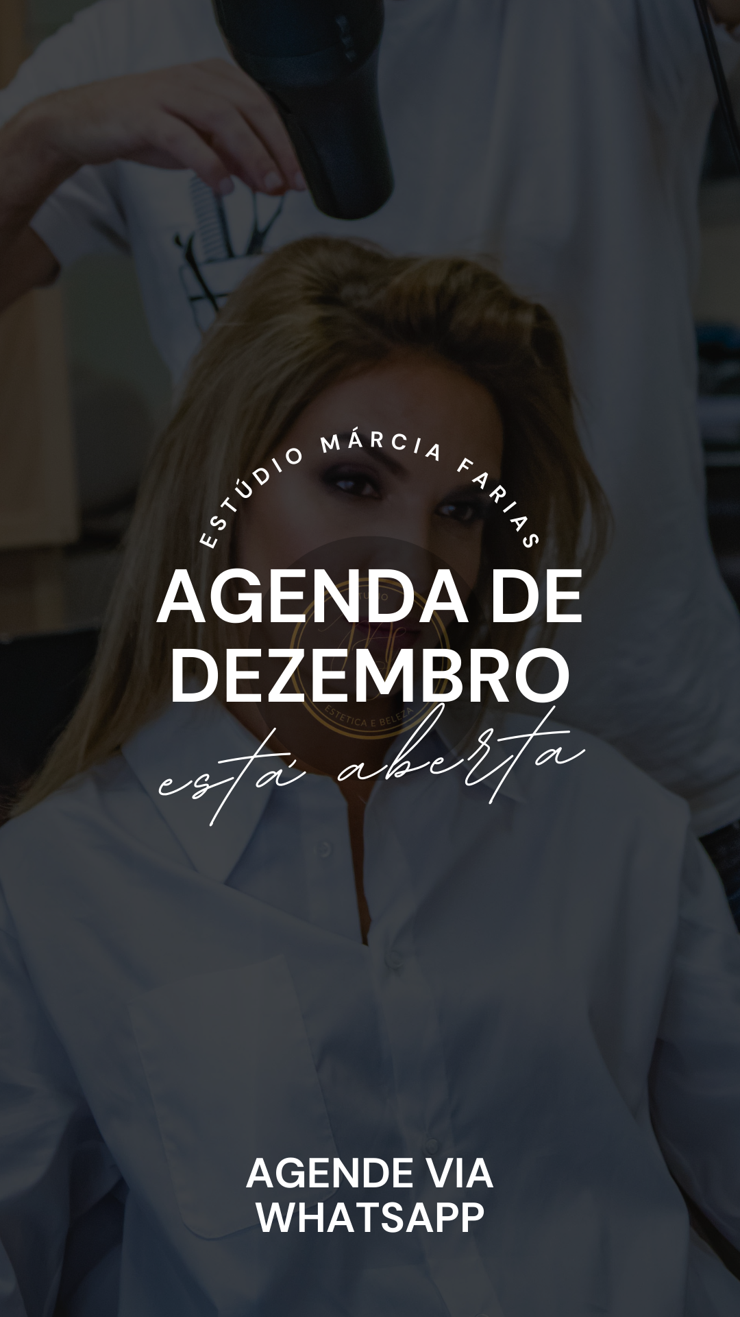 Imagem para story de um saão de beleza