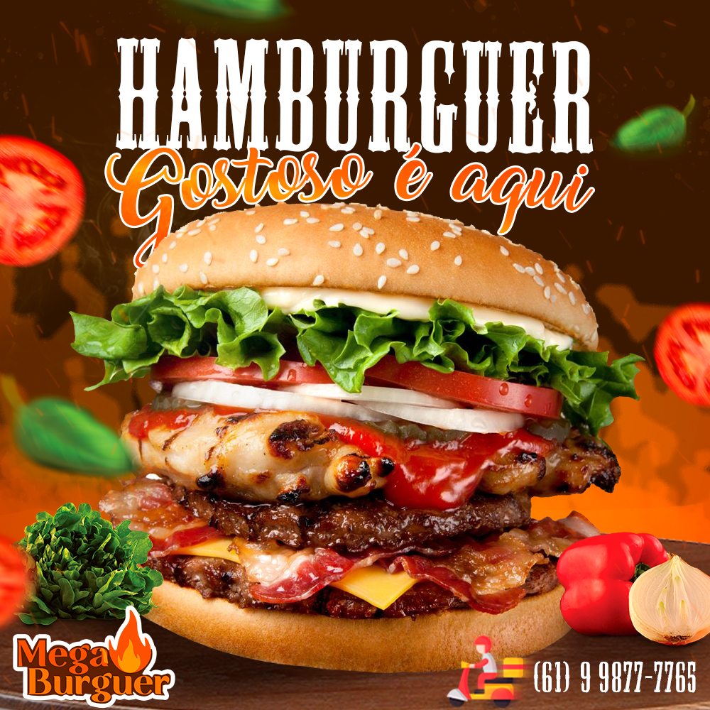 flyer hamburgueria