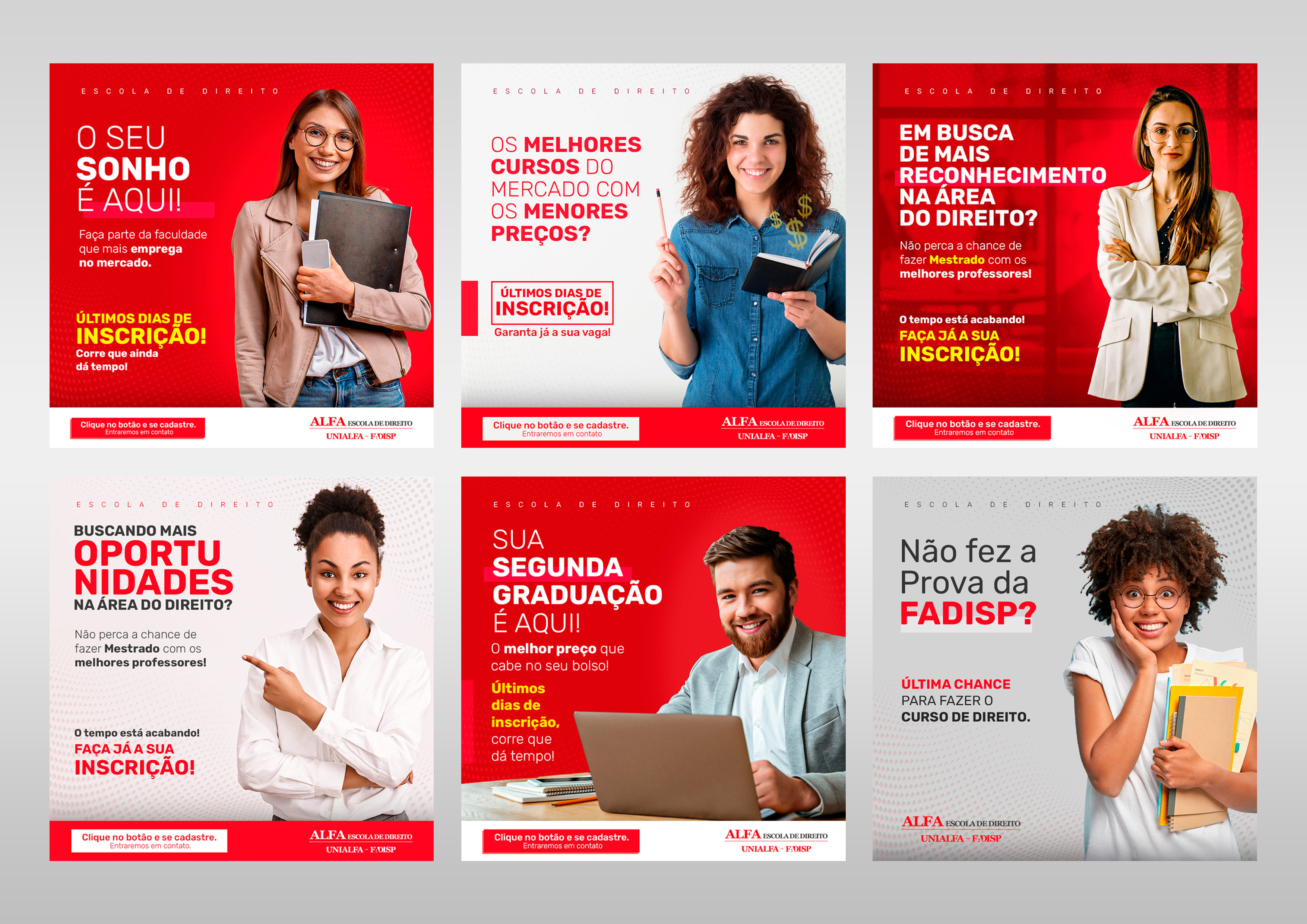 Artes para Mídias Sociais - Escola de Direito FADISP/UNIALFA