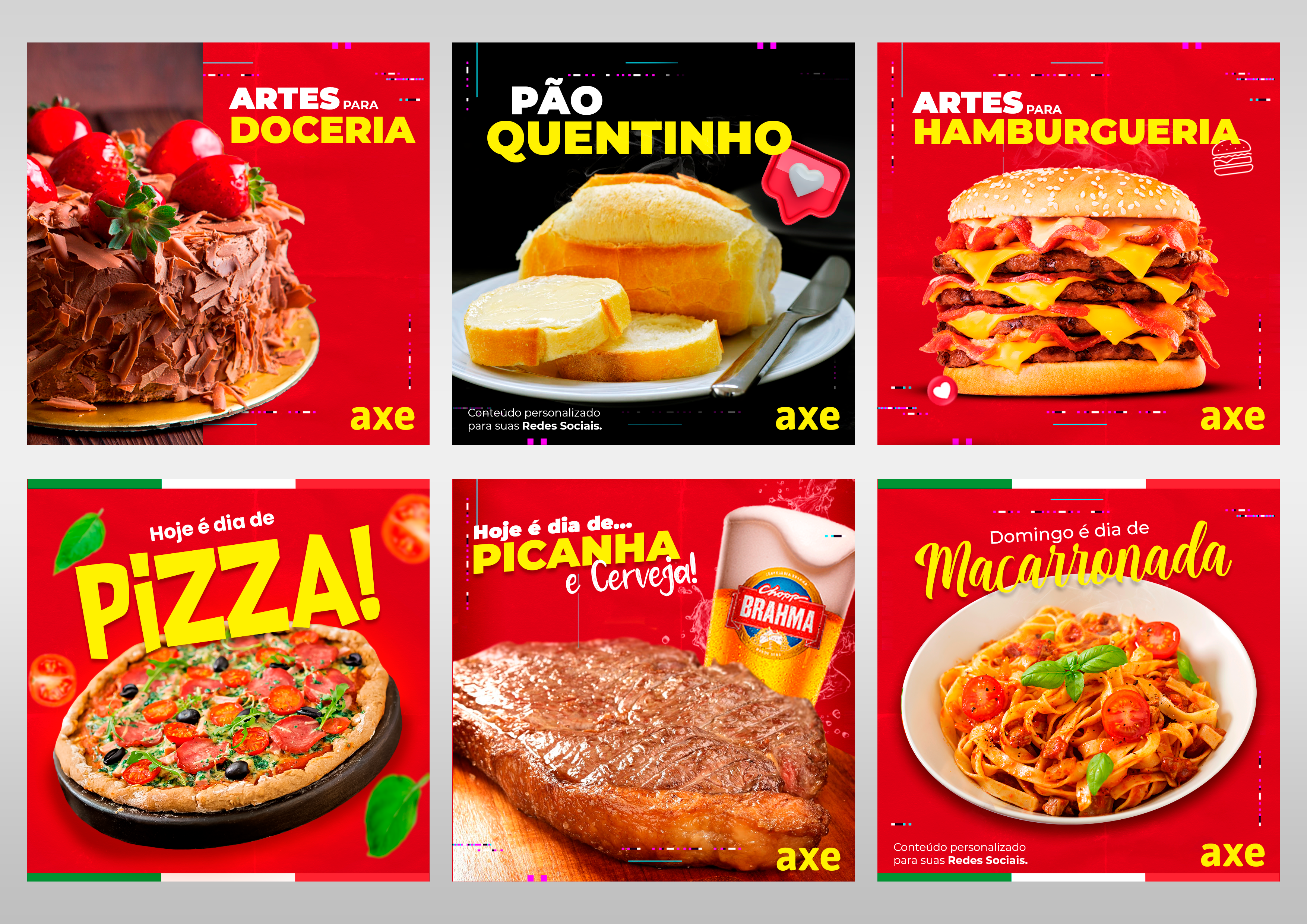 Artes para Mídias Sociais - AXE
