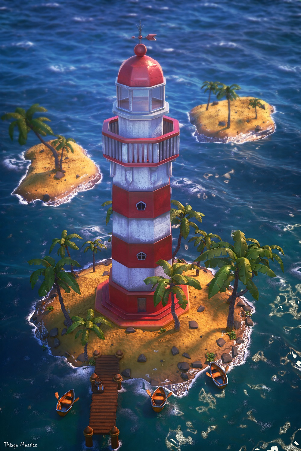 Obra de Arte Original: The Lighthouse