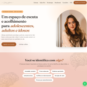 Web Design e copy para psicóloga