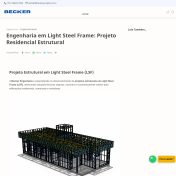 Projeto Estrutural em Light Steel Frame