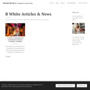 B White Articles