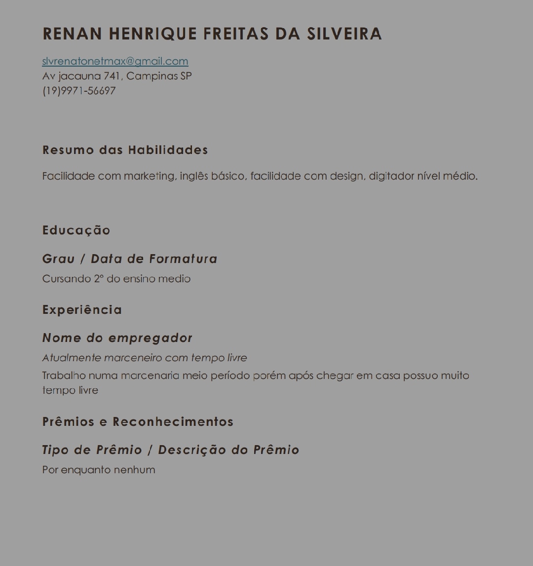 Currículo