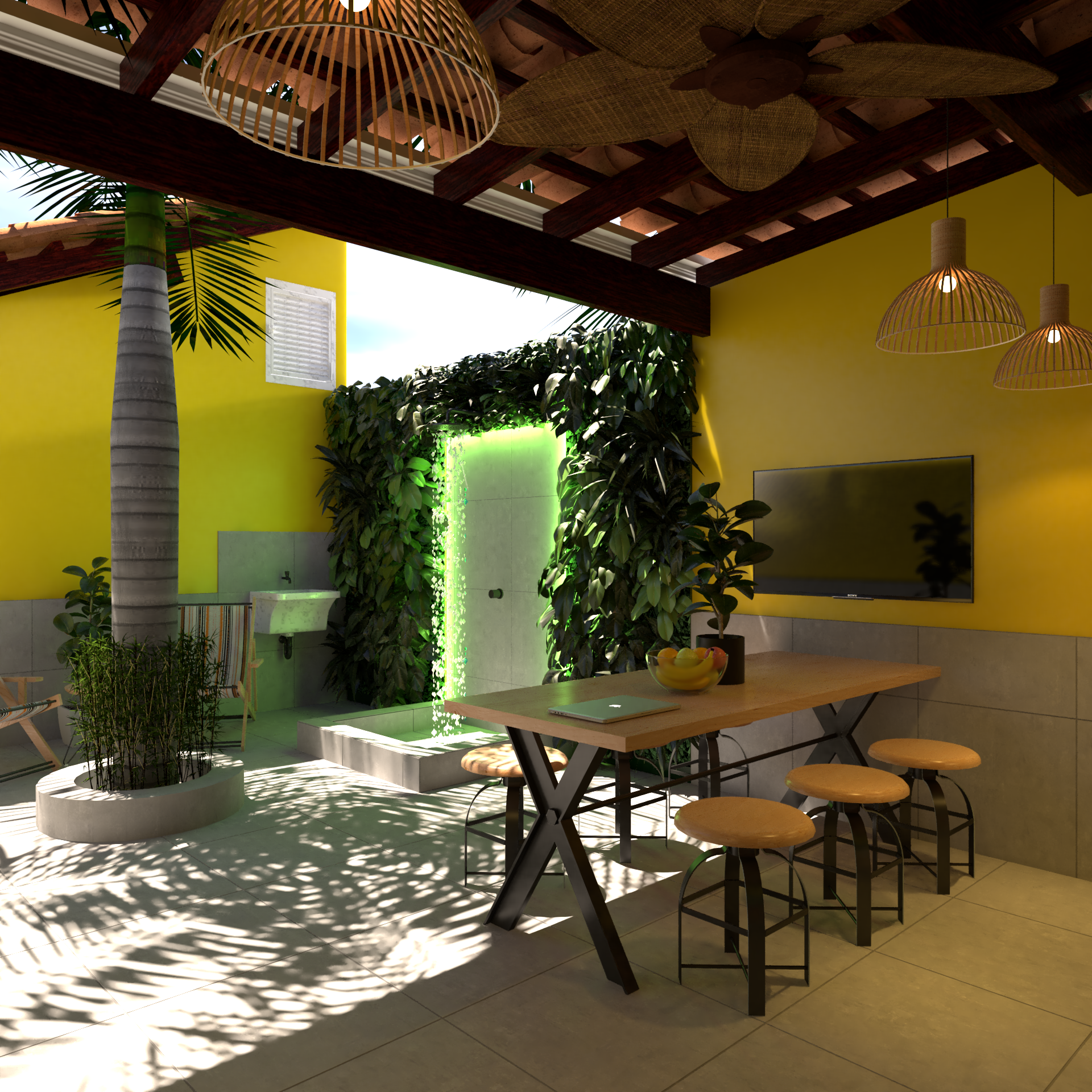 Casa da praia.