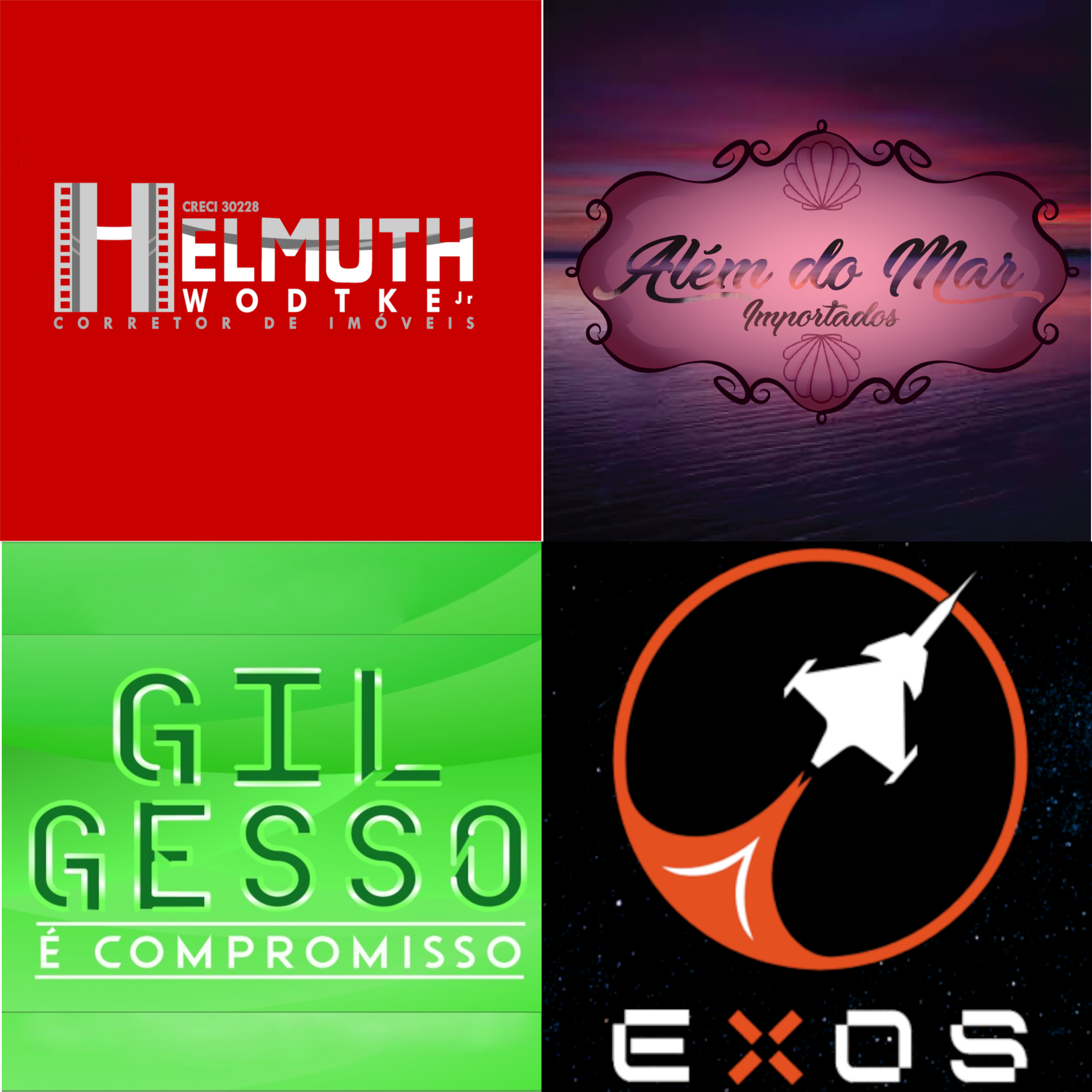 Logos e cartões