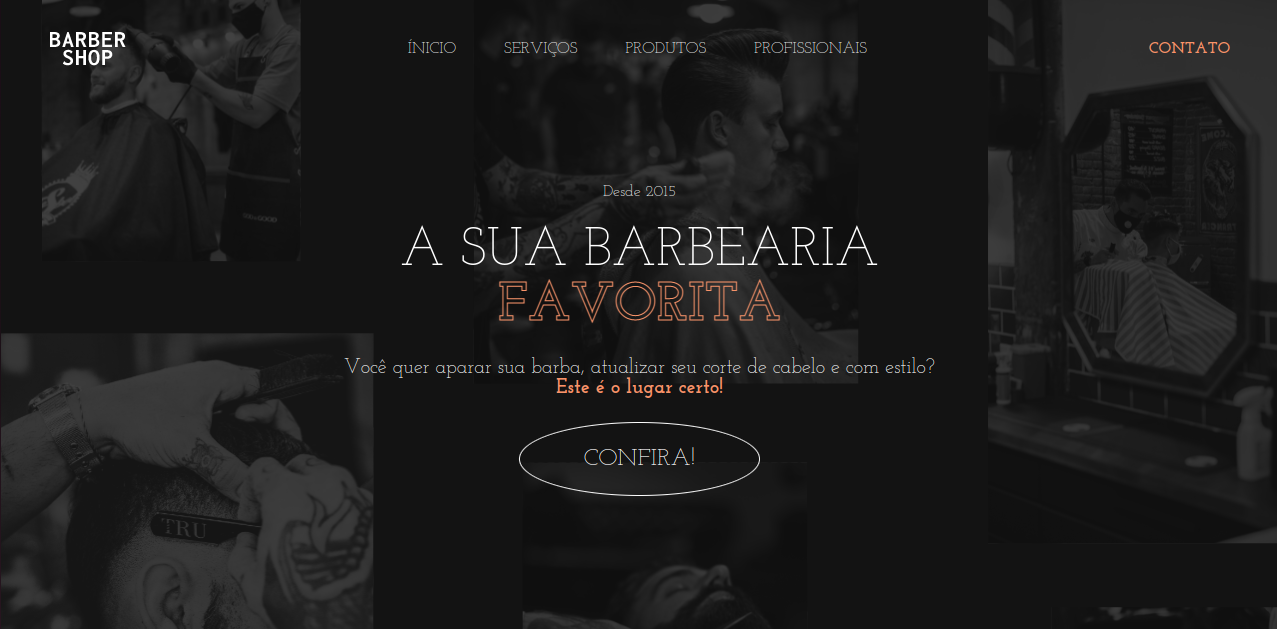 Site para Barbearia