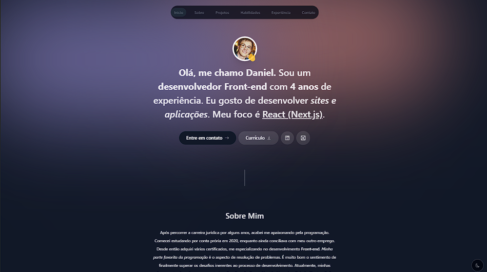 Meu site pessoal