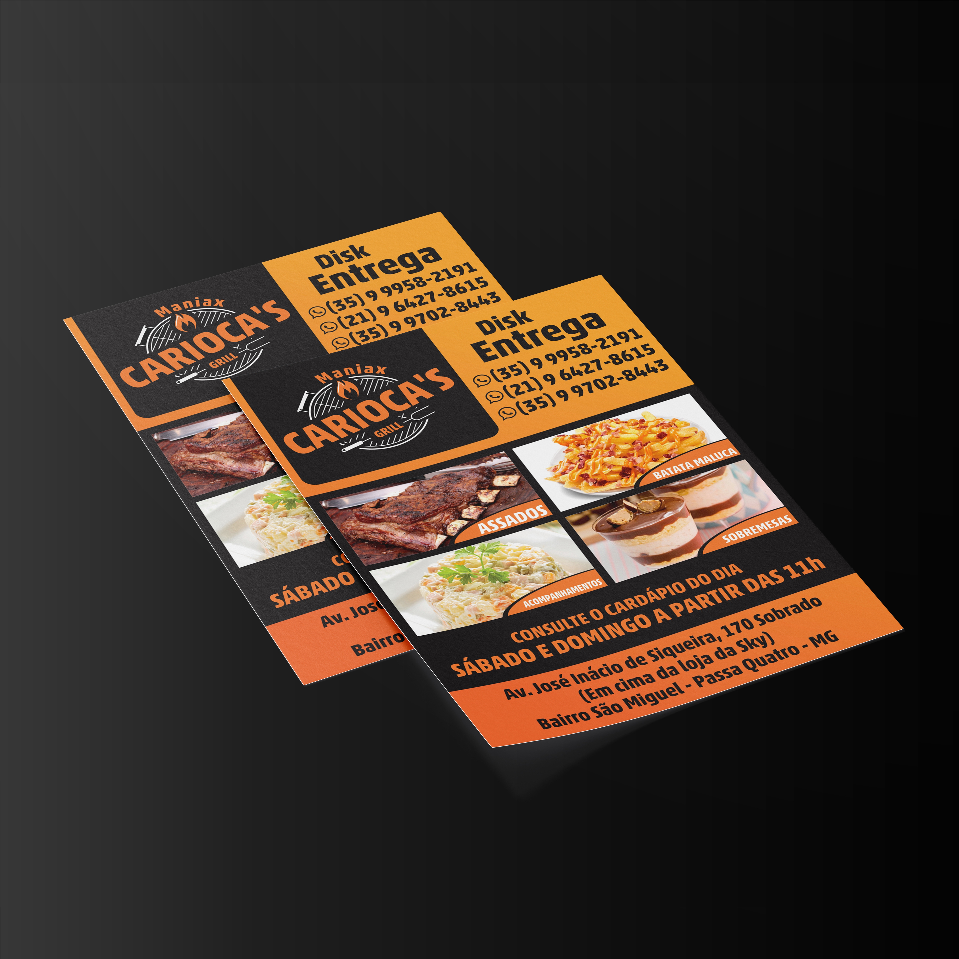 Logomarca e Flyer para Cariocas Grill