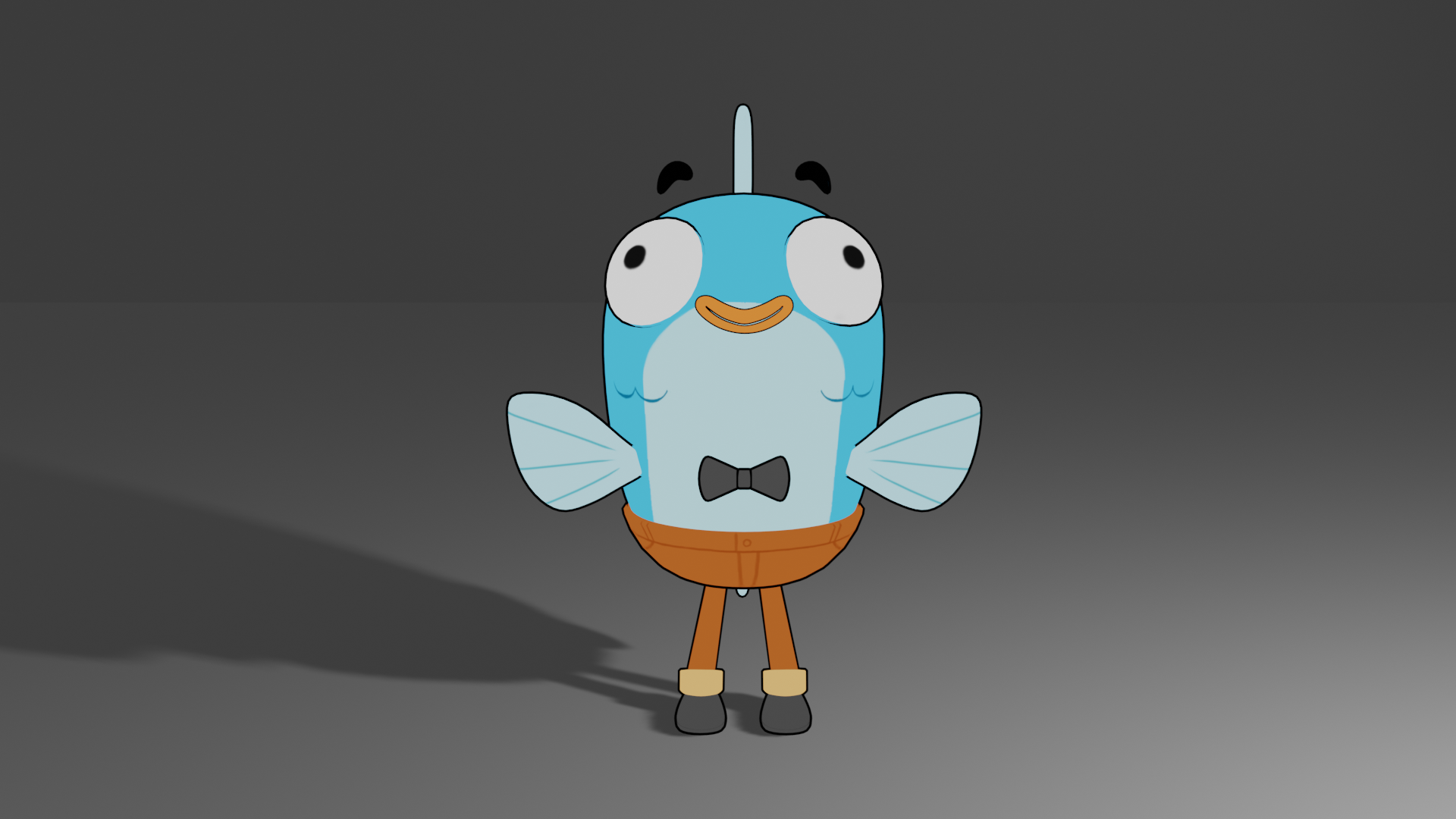 3D CARTOON CHARACTER - TUNA FISH