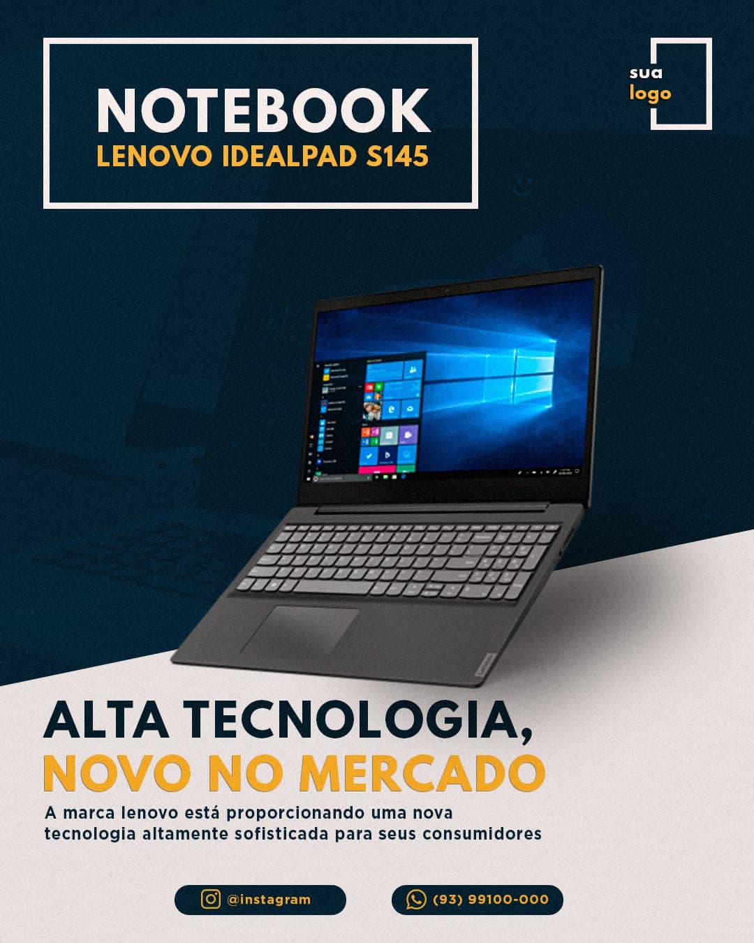 Flyer sobre tecnologia