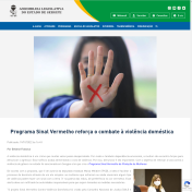Programa Sinal Vermelho reforça o combate à violência doméstica