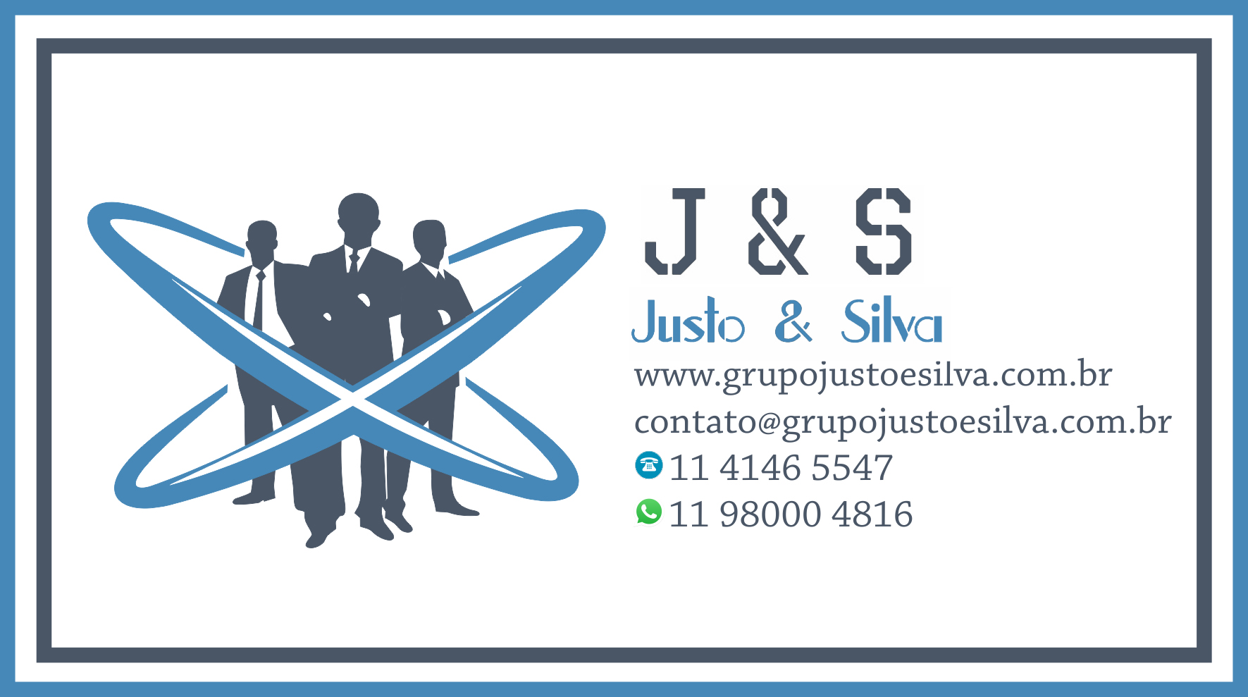 Cartão - Justo e Silva
