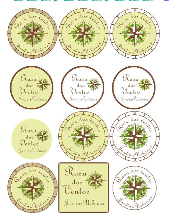 Logotipos para projeto de paisagismo