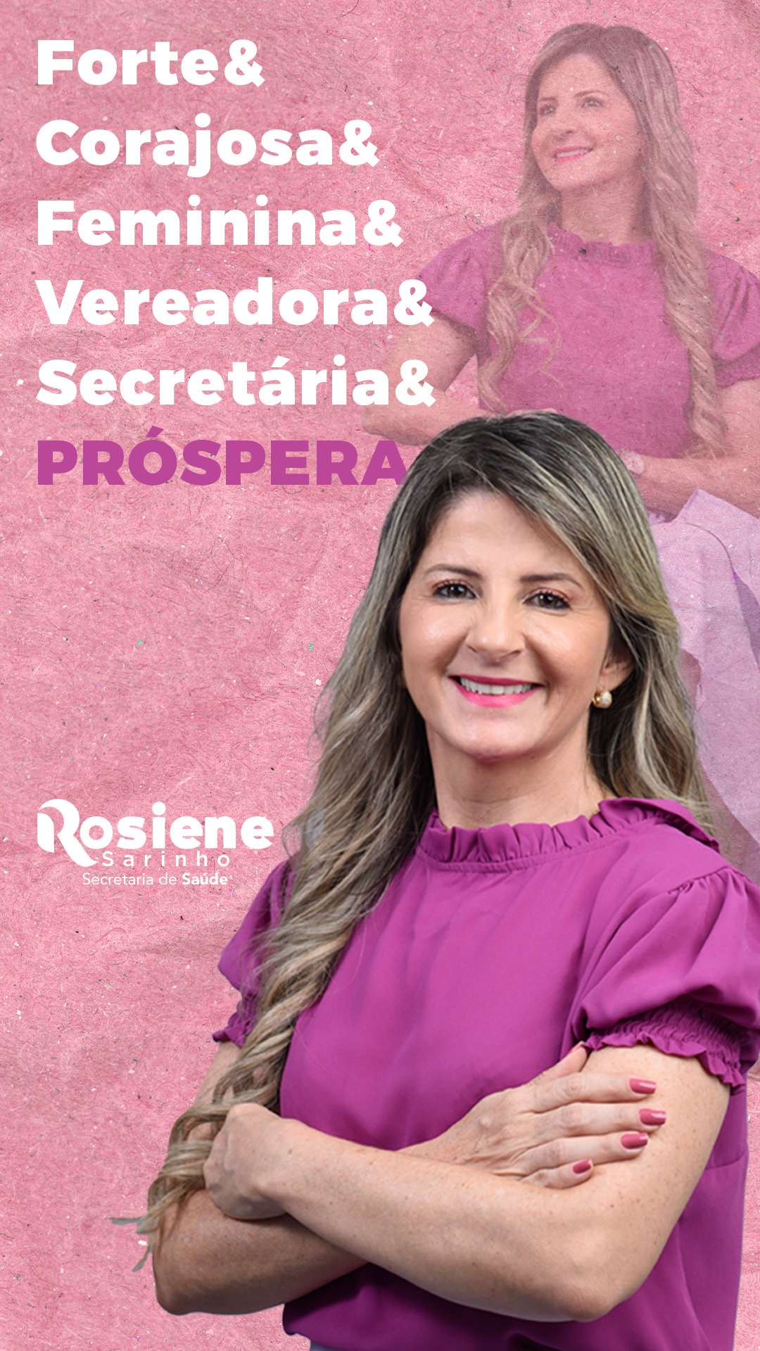 Campanha publicitária para uma vereadora