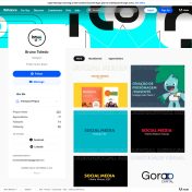 Portfólio no Behance