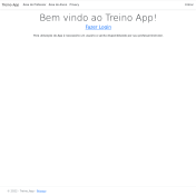 Treino app