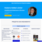 Meu Portfólio de Projetos Bubble